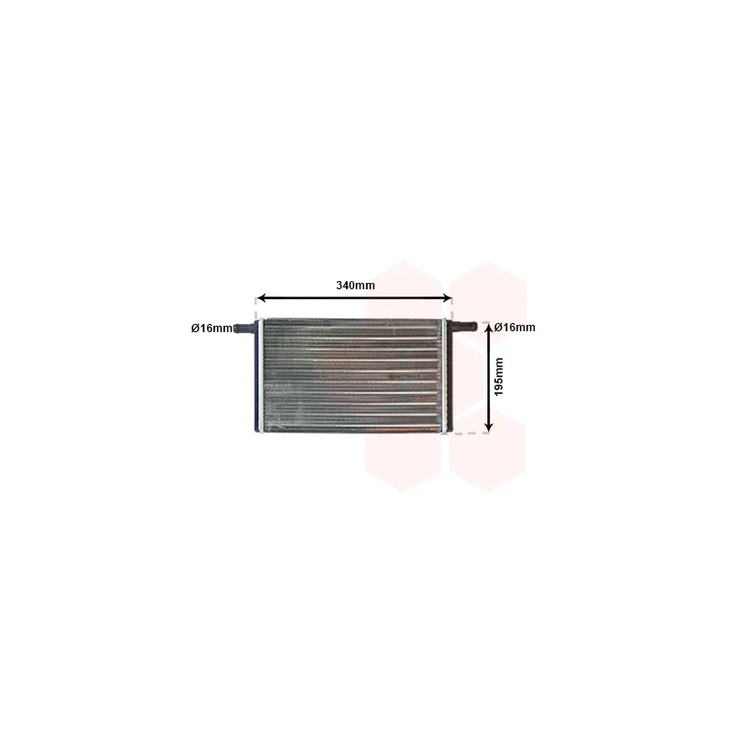Système de chauffage VAN WEZEL 58006068