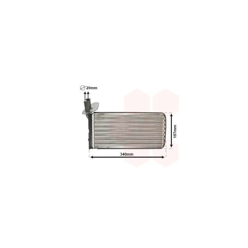 Système de chauffage VAN WEZEL 58006097