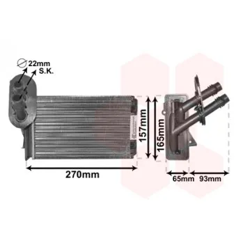 Système de chauffage VAN WEZEL 58006173