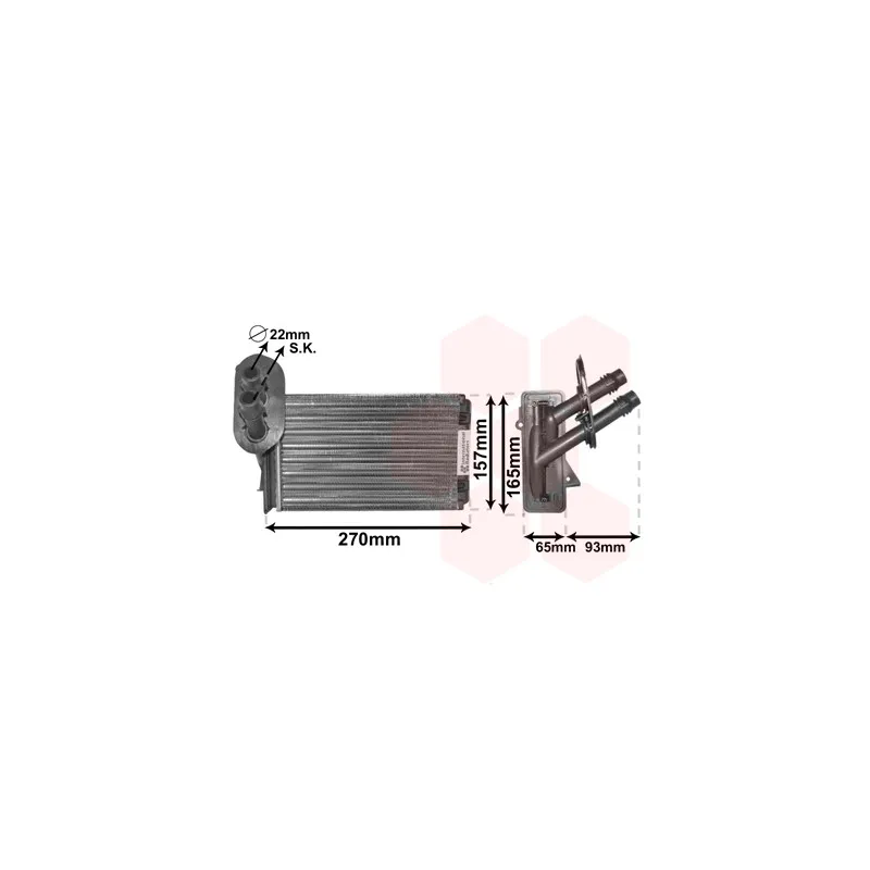 Système de chauffage VAN WEZEL 58006173