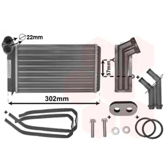 Système de chauffage VAN WEZEL 58006201