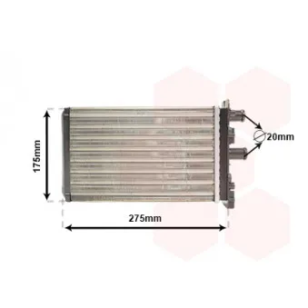 Système de chauffage VAN WEZEL 58006239