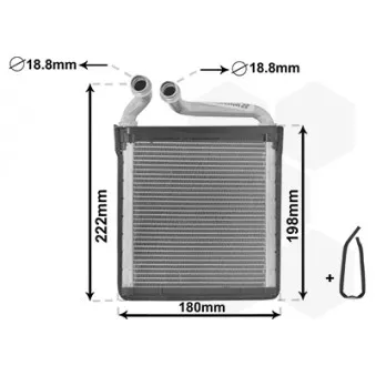 Système de chauffage VAN WEZEL 58006256