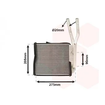 Système de chauffage VAN WEZEL 58006301