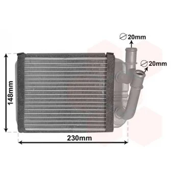 Système de chauffage VAN WEZEL 58006381