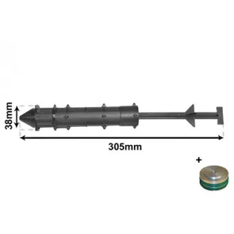 Filtre déshydratant, climatisation VAN WEZEL 5800D075
