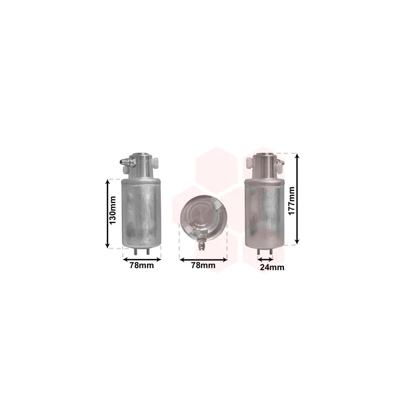 Filtre déshydratant, climatisation VAN WEZEL 5800D165