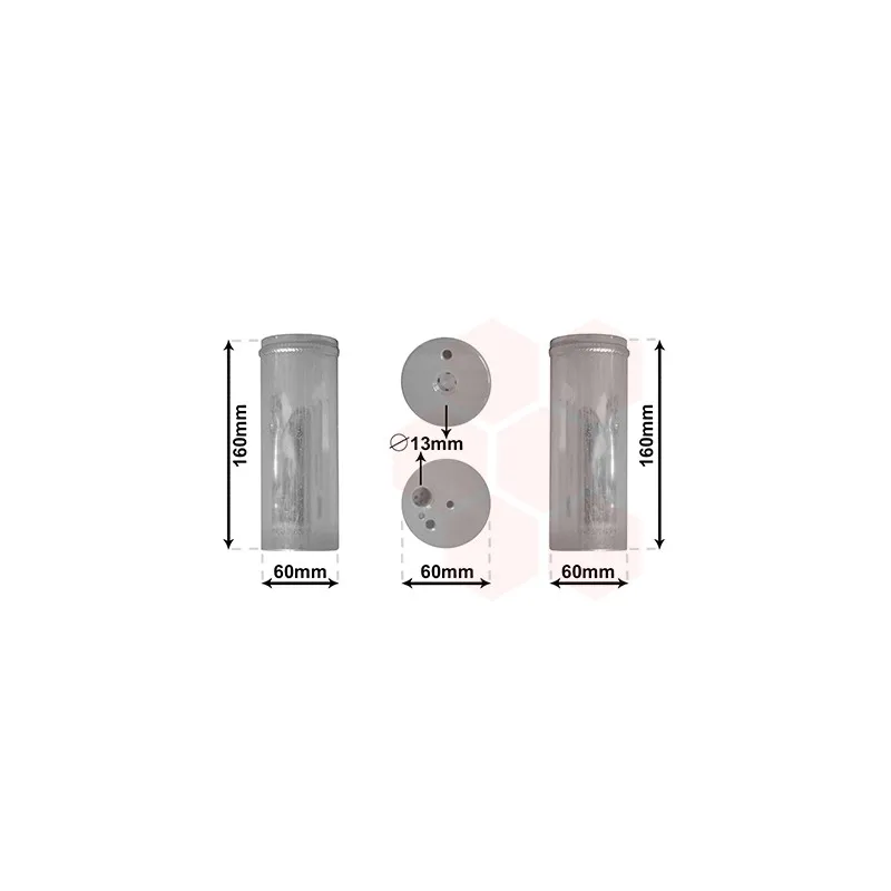Filtre déshydratant, climatisation VAN WEZEL 5800D293