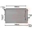 Radiateur, refroidissement du moteur VAN WEZEL 58012208 - Visuel 1