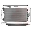 Radiateur, refroidissement du moteur VAN WEZEL 58012338 - Visuel 1
