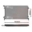 Radiateur, refroidissement du moteur VAN WEZEL 58012711 - Visuel 1