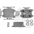 Radiateur d'huile VAN WEZEL 58013703 - Visuel 1