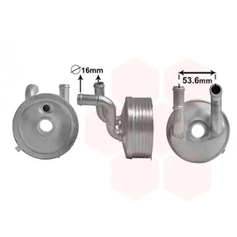 Radiateur d'huile de boîte automatique VAN WEZEL 58013706