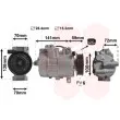 Compresseur, climatisation VAN WEZEL 5801K701 - Visuel 1