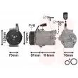Compresseur, climatisation VAN WEZEL 5801K705 - Visuel 1