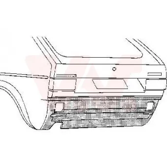 Panneau arrière VAN WEZEL 5810.35