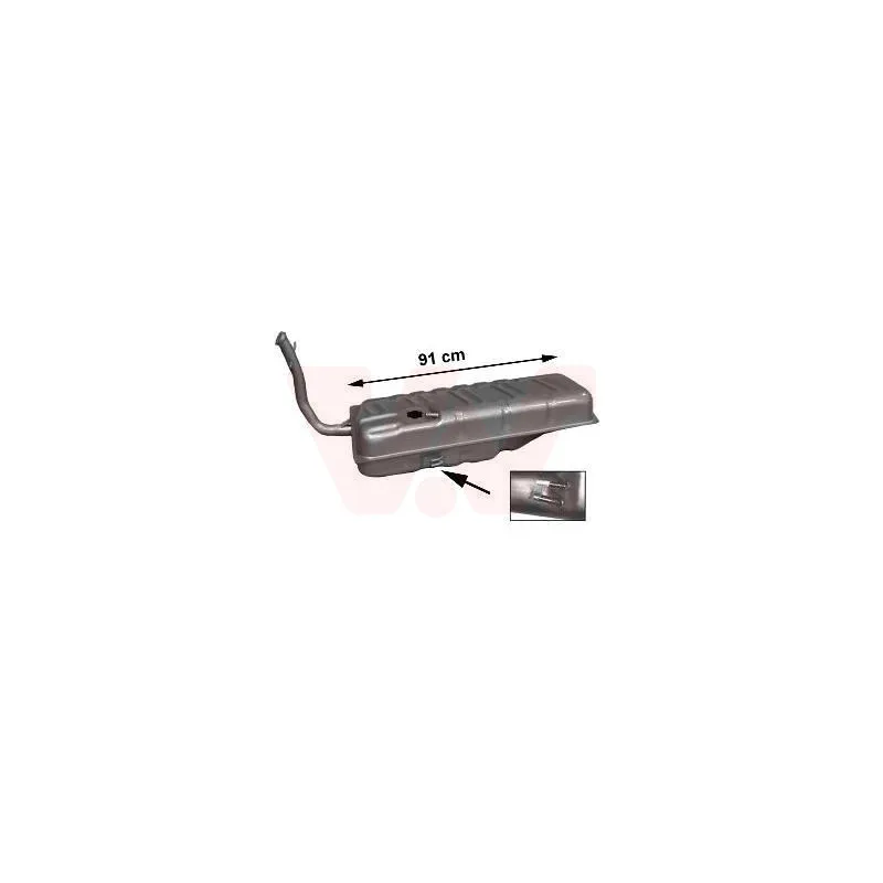 Réservoir de carburant VAN WEZEL 5820082