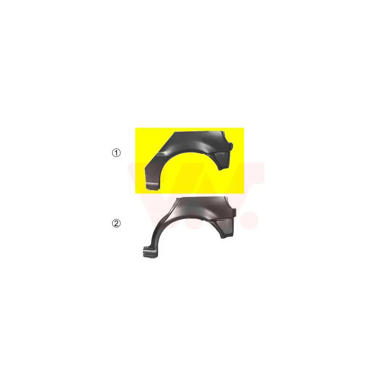 Panneau latéral arrière gauche VAN WEZEL 5824145