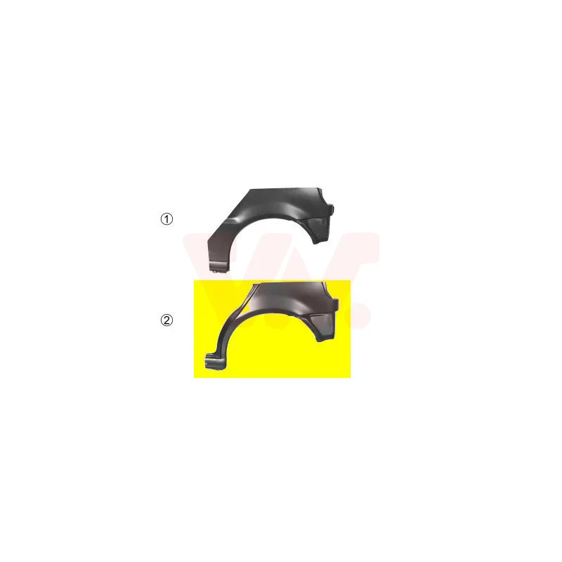Panneau latéral arrière gauche VAN WEZEL 5824147