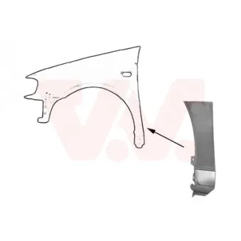Aile avant gauche VAN WEZEL 5824155