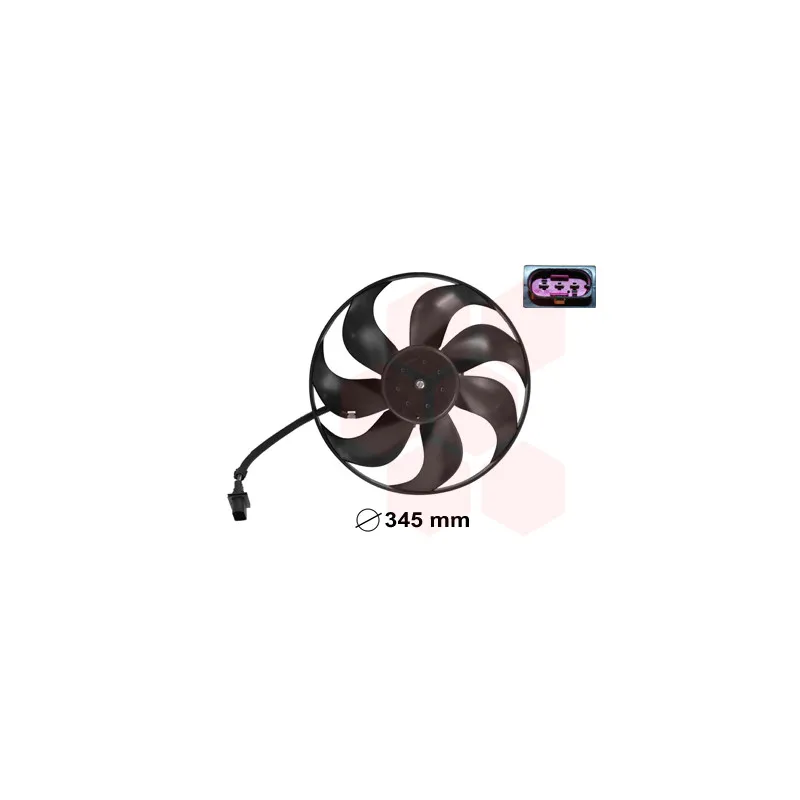 Ventilateur, refroidissement du moteur VAN WEZEL 5825745