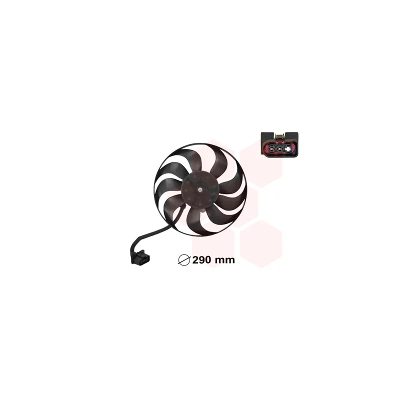 Ventilateur, refroidissement du moteur VAN WEZEL 5827744