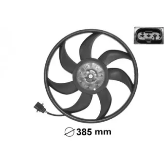 Ventilateur, refroidissement du moteur VAN WEZEL 5827745