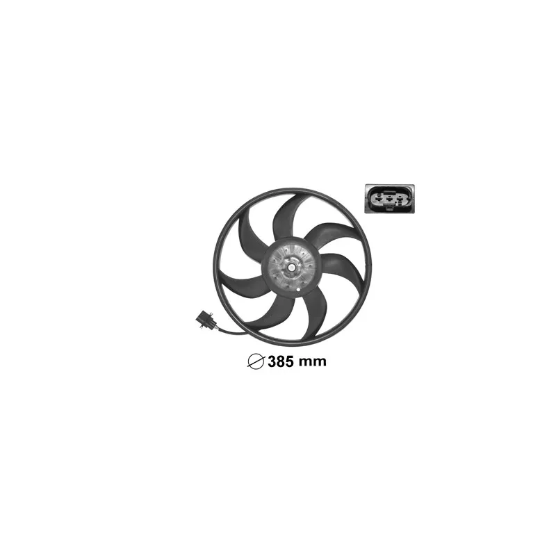Ventilateur, refroidissement du moteur VAN WEZEL 5827745