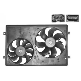 Ventilateur, refroidissement du moteur VAN WEZEL 5827748