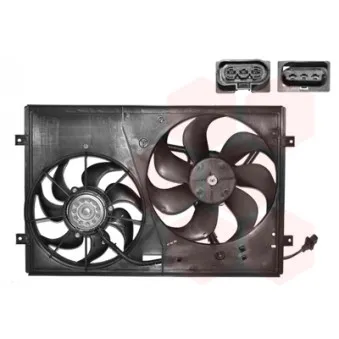 Ventilateur, refroidissement du moteur VAN WEZEL 5827749