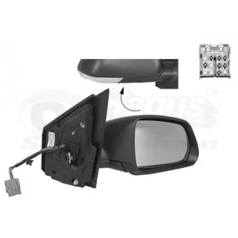 Rétroviseur extérieur VAN WEZEL 5828808