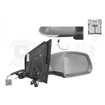 Rétroviseur extérieur VAN WEZEL 5828814