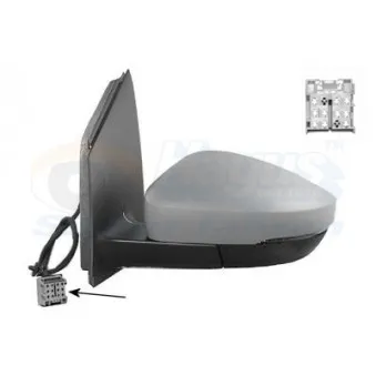 Rétroviseur extérieur VAN WEZEL 5829823