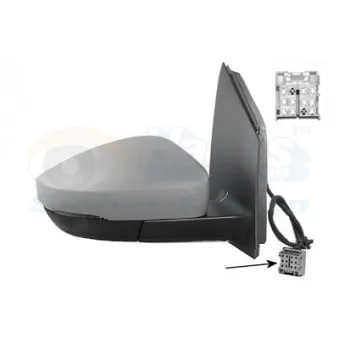 Rétroviseur extérieur VAN WEZEL 5829824
