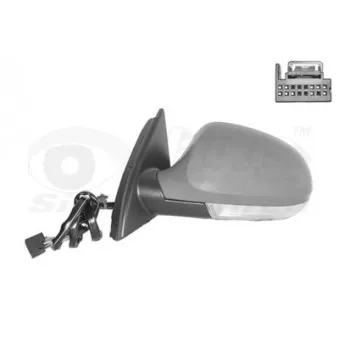 Rétroviseur extérieur VAN WEZEL 5839807
