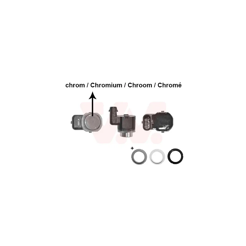 Capteur, aide au stationnement VAN WEZEL 5839880V