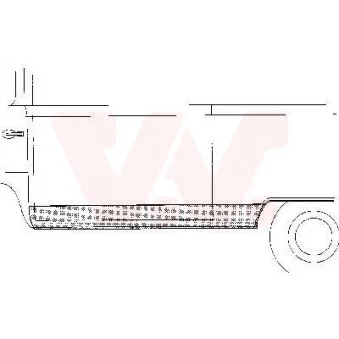 Panneau latéral VAN WEZEL 5851109