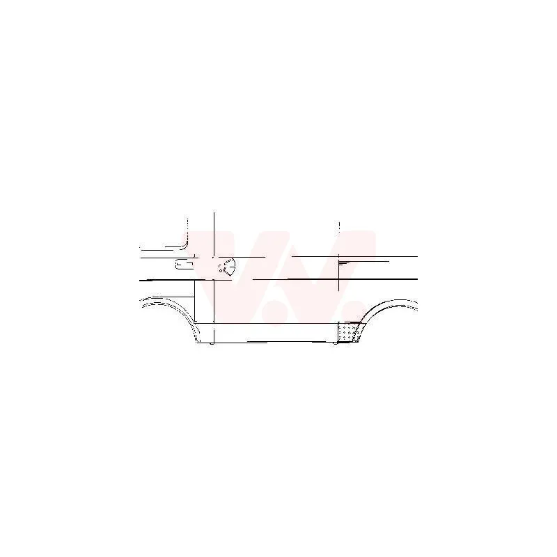 Panneau latéral arrière droit VAN WEZEL 5858142