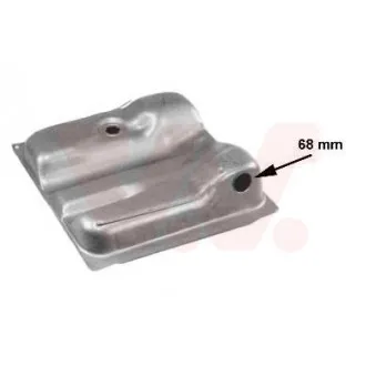 Réservoir de carburant VAN WEZEL 5870081