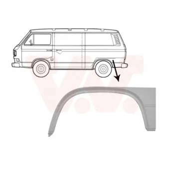Panneau latéral arrière gauche VAN WEZEL 5870145
