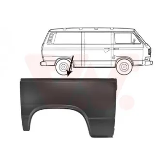 Panneau latéral arrière droit VAN WEZEL 5870148