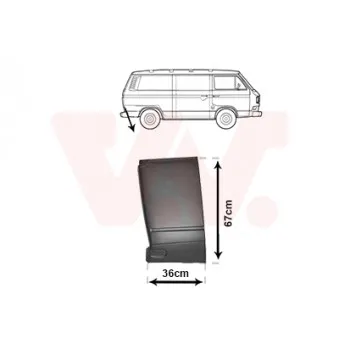 Panneau latéral arrière droit VAN WEZEL 5871134