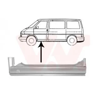Marche-pied avant gauche VAN WEZEL 5874101