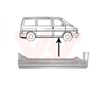 Marche-pied avant droit VAN WEZEL 5874102