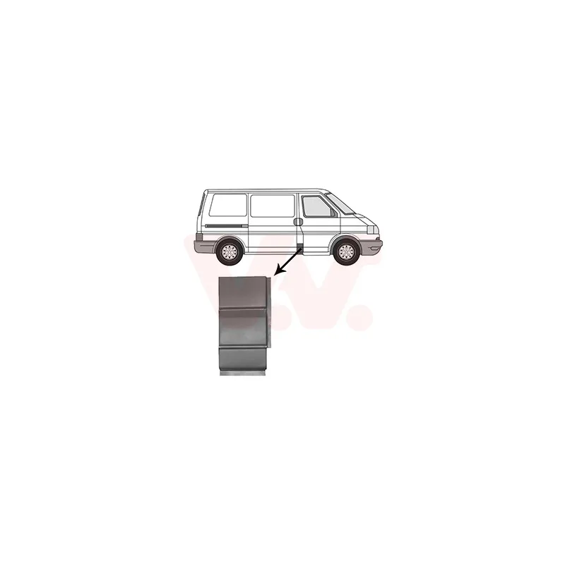 Panneau latéral VAN WEZEL 5874116