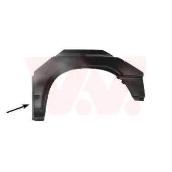 Panneau latéral arrière gauche VAN WEZEL 5874145