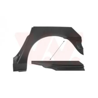 Panneau latéral arrière gauche VAN WEZEL 5879147