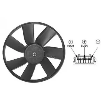 Ventilateur, refroidissement du moteur VAN WEZEL