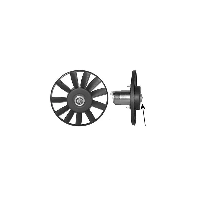 Ventilateur, refroidissement du moteur avant gauche VAN WEZEL 5880745