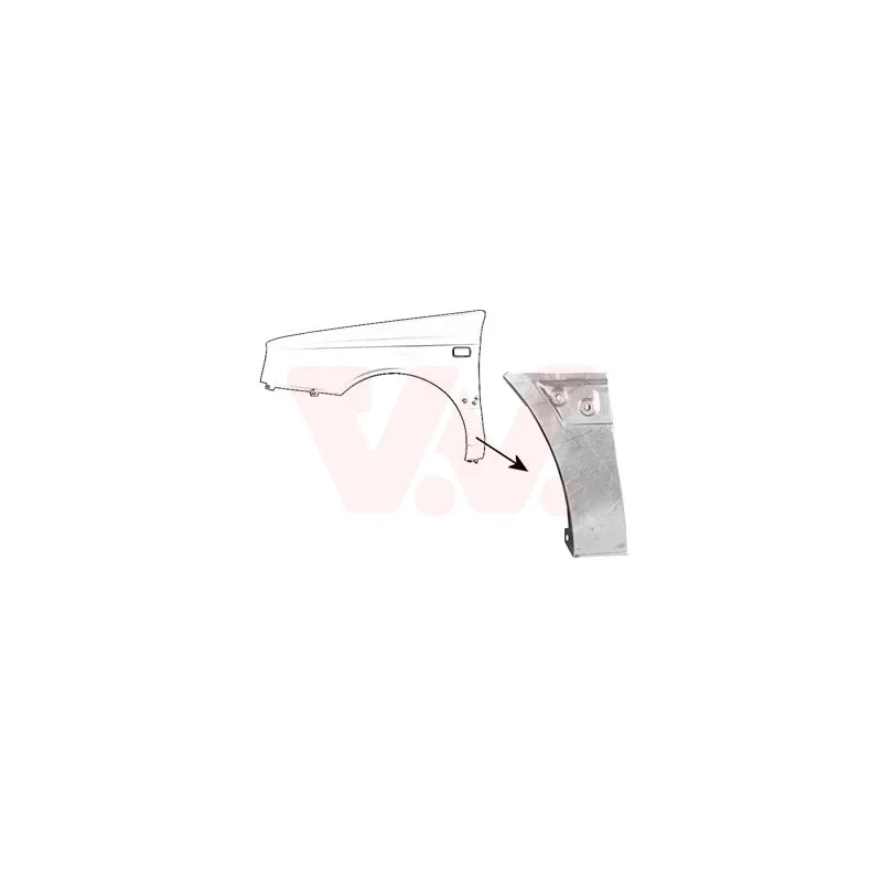 Aile avant gauche VAN WEZEL 5883155
